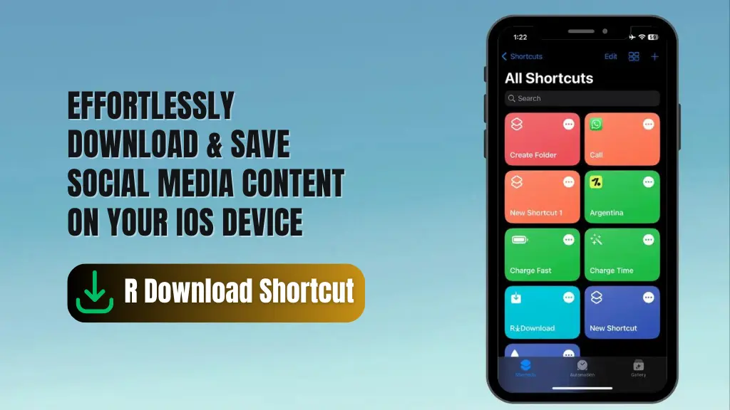 R Download Siri Shortcut For iPhone