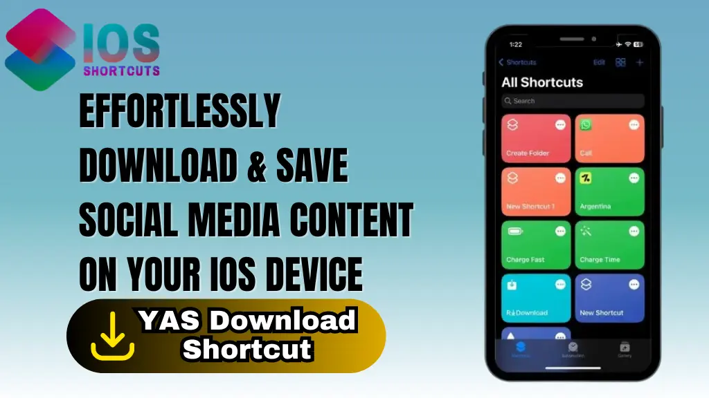 yas download shortcut