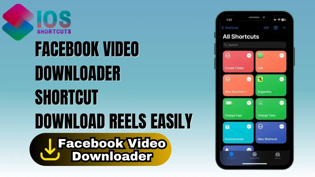 Facebook Video Downloader Shortcut