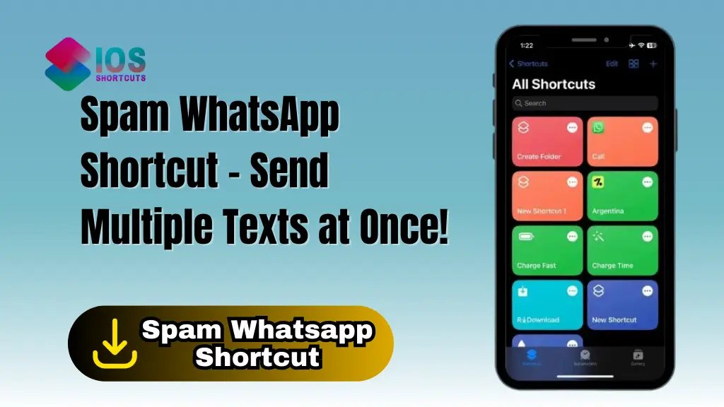 Spam Whatsapp Shortcut – Send Multiple Texts at Once!