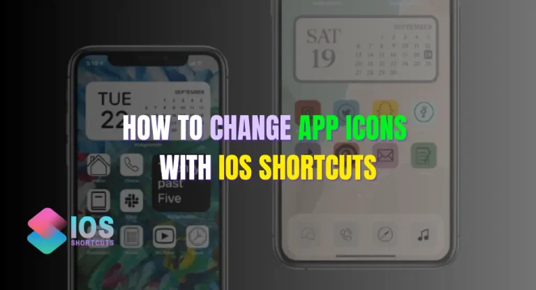 How to Change App Icons with Shortcuts iOS