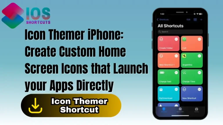 Icon Themer iPhone: Create Best Custom Home Screen Icons that Launch your Apps Directly 2024