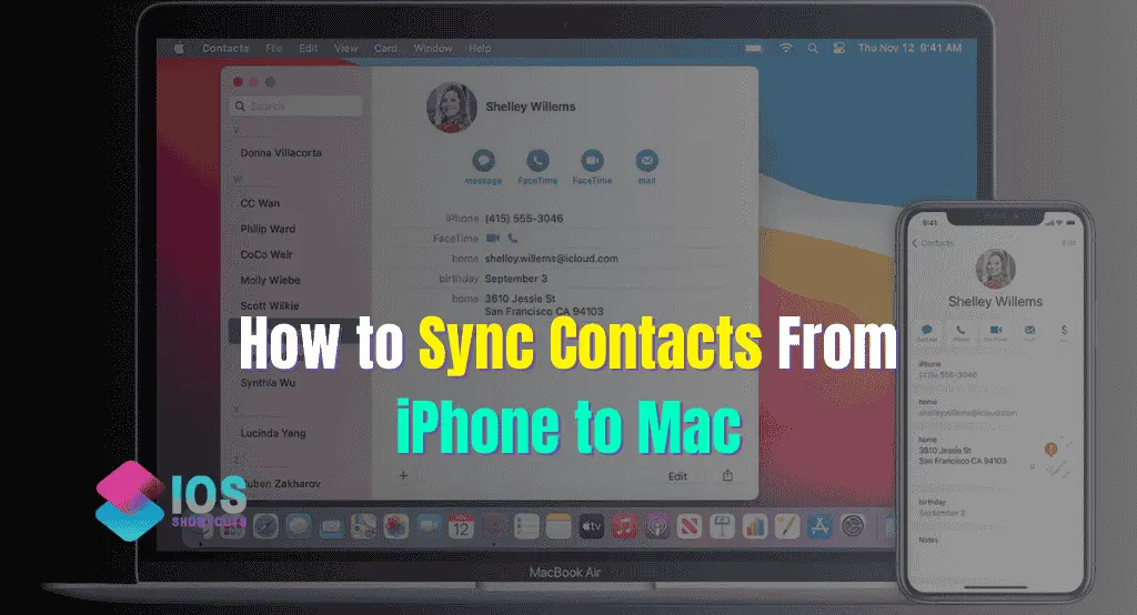 How to Sync Contacts From iPhone to Mac